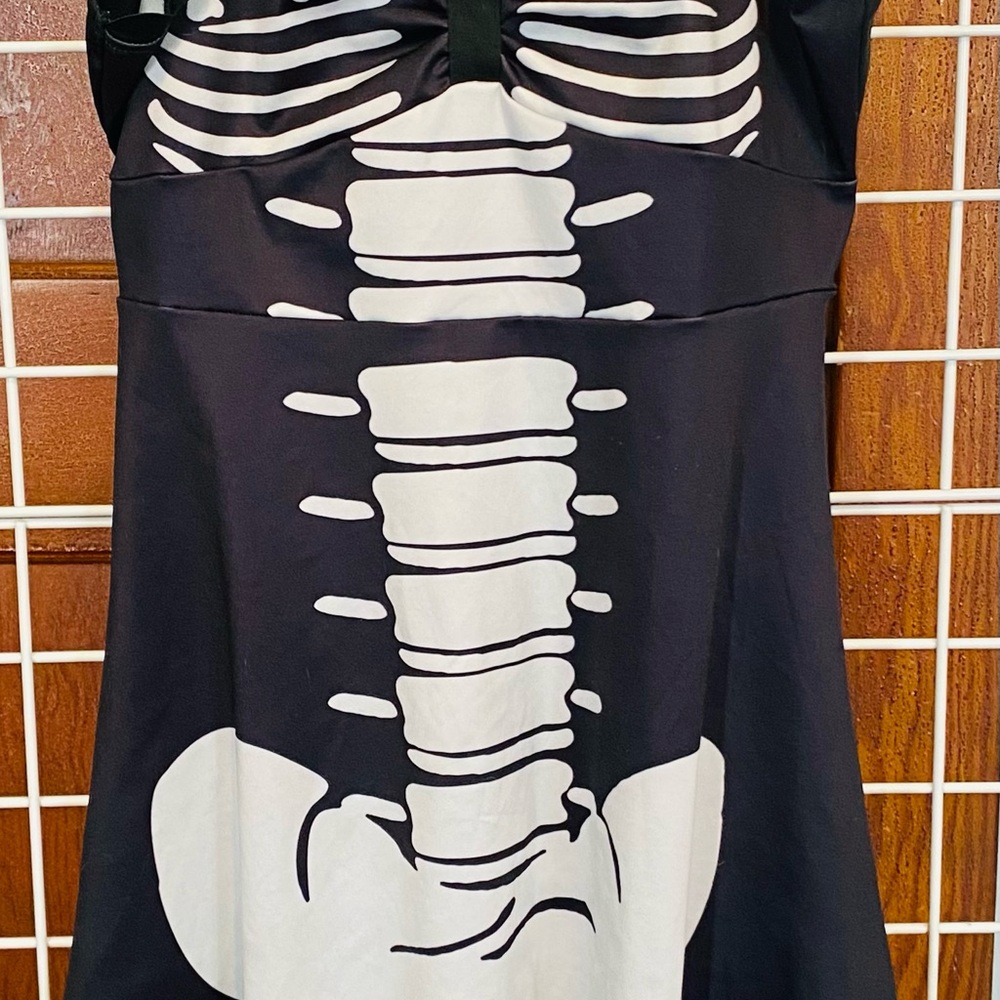 Skeleton Print Dress